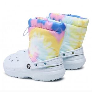 NWT CROCS Colorful Tie-Dye Boots